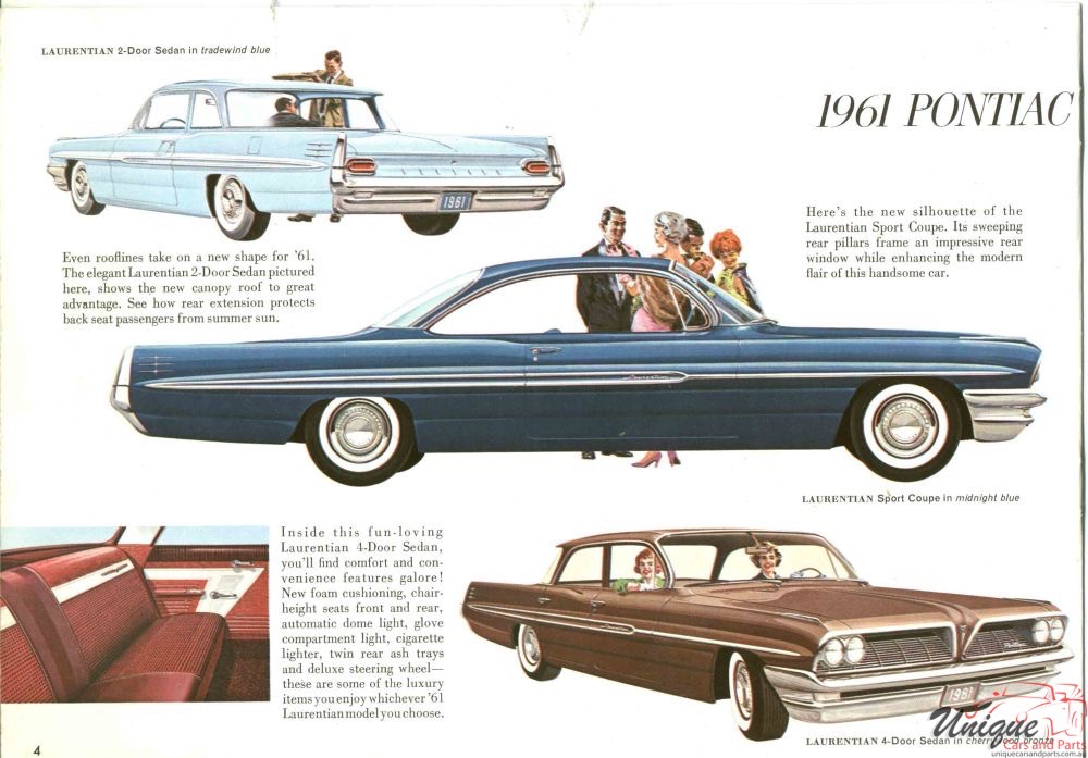 1961 Pontiac 6 Canada Brochure Page 7